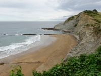 DSC9568 DxO  La plage d&#39;Itzurun vue du promontoire