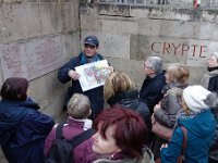 DSC2726 DxO  Caractéristiques géologiques du site de la ville de Paris présentés par Bruno Cabanis. La diversité des terrains à l&#39;affleurement a permis aux habitants de trouver sur place les matériaux nécessaires aux constructions.