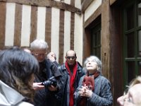 Visite de la courette située au premier étage